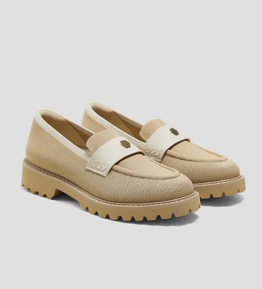 Platform Chunky Heel Loafers
